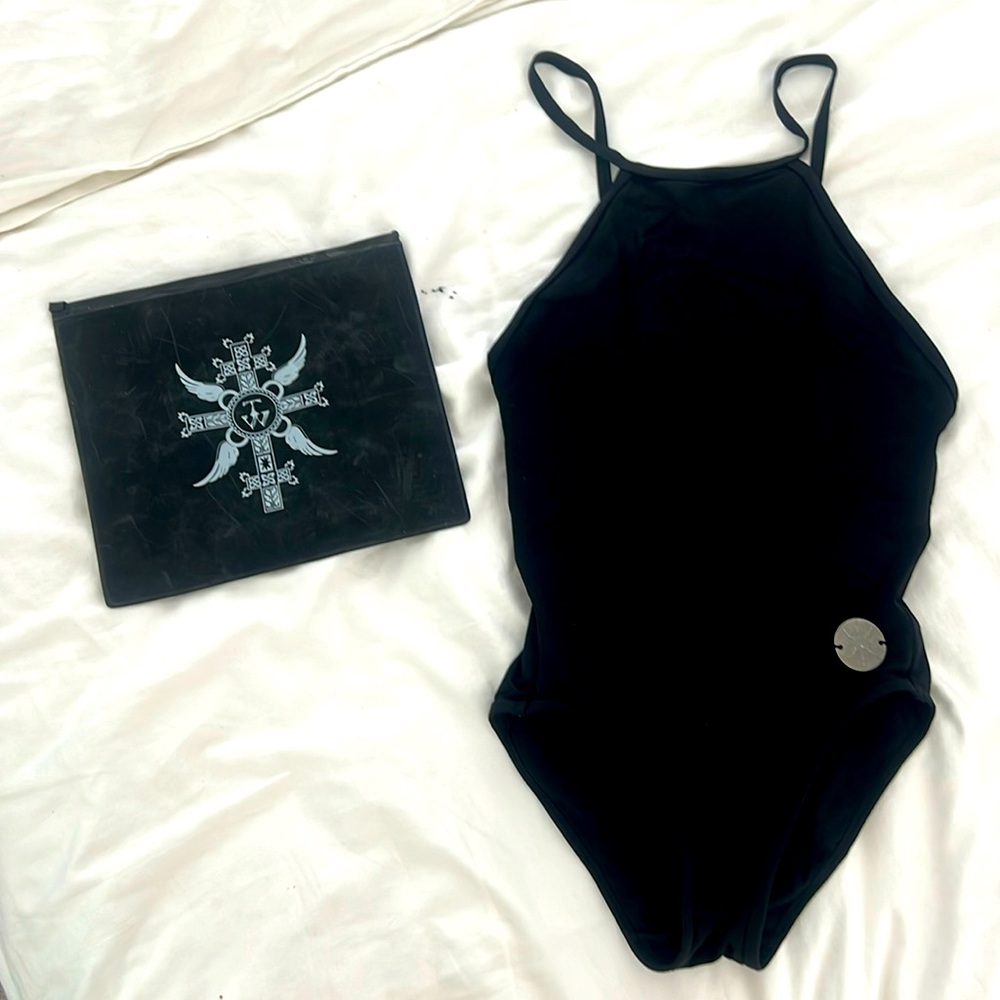 Thomas Wylde “Paula Thomas” Black Bathing Suit